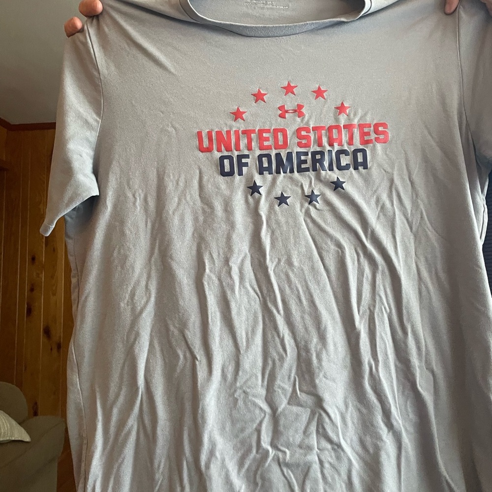 UA USA heat gear shirt